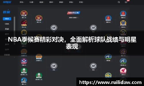 NBA季候赛精彩对决，全面解析球队战绩与明星表现